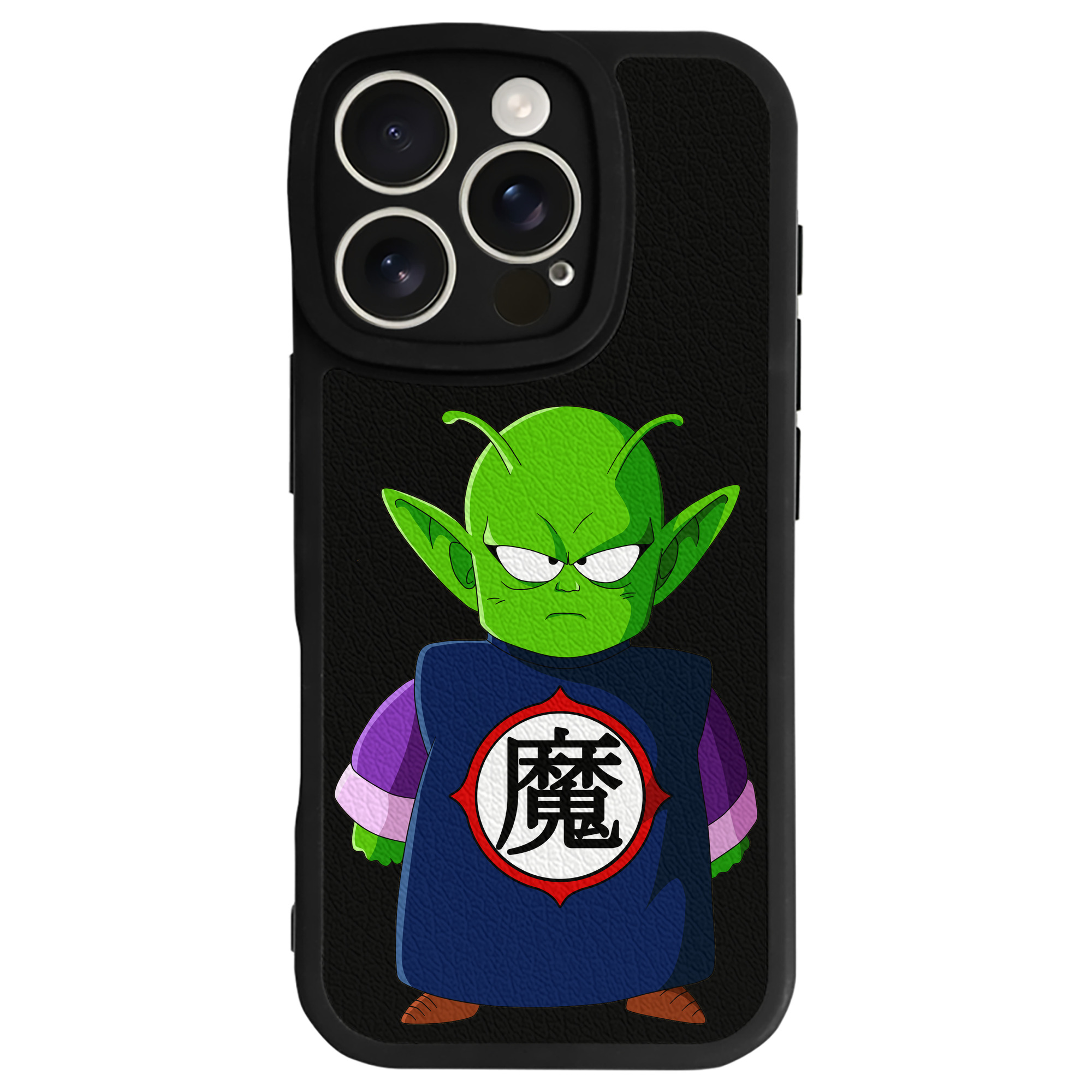 （画像用） ドラゴンボール ピッコロ DRAGON BALL Piccolo 【iPhone 16シリーズ対応】シリコンスマホケース（レザー調） 材質：シリコン